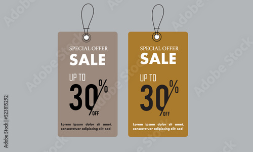 Tags and Labels Bundle, Label Tag Mock-up, Price Tag Label Mock-up, 