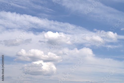 blue sky with clouds