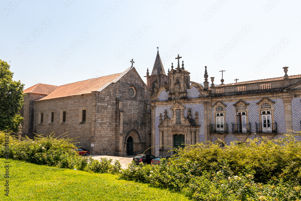 Guimaraes, Portugal. The church of the Convento de Sao Francisco (St Francis Convent), part of the Franciscan Order