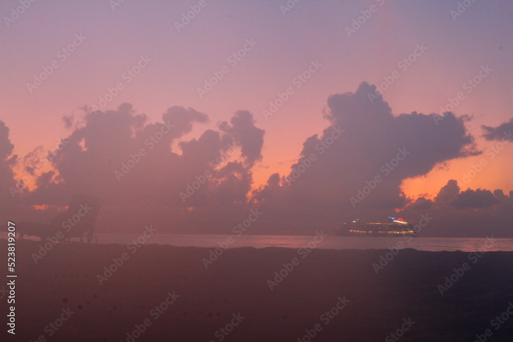 Fototapeta premium Sunrise at Cape Canaveral, Florida