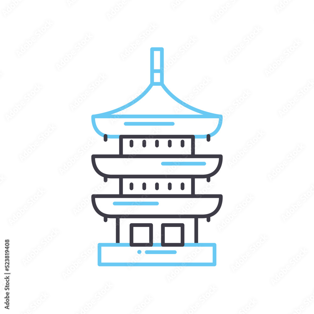 miroshima memorial line icon, outline symbol, vector illustration, concept sign miroshima memorial line icon, outline symbol, vector illustration, concept sign