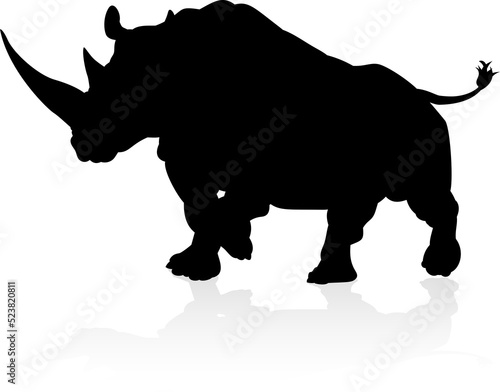 A rhino or rhinoceros safar...