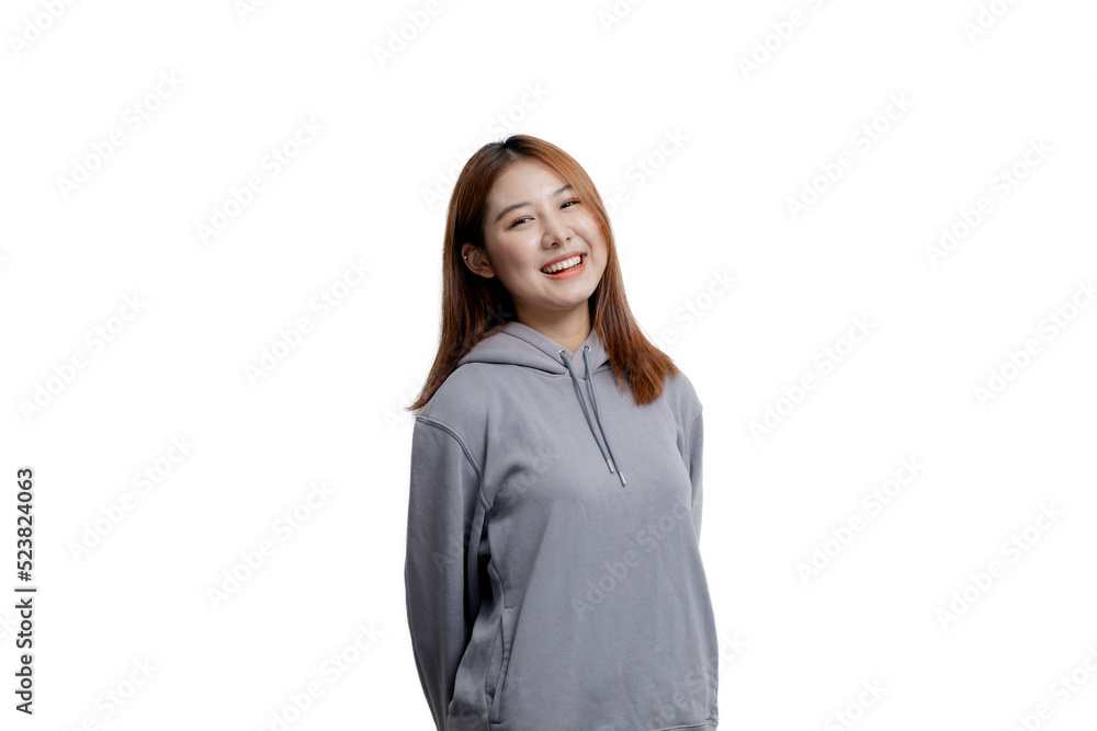 Beautiful Asian woman gesturing for advertisement editing on isolated background, portrait concept used for advertisement and signage, isolated, copy space. Beautiful Asian woman gesturing for advertisement editing on isolated background, portrait concept used for advertisement and signage, isolated, copy space.