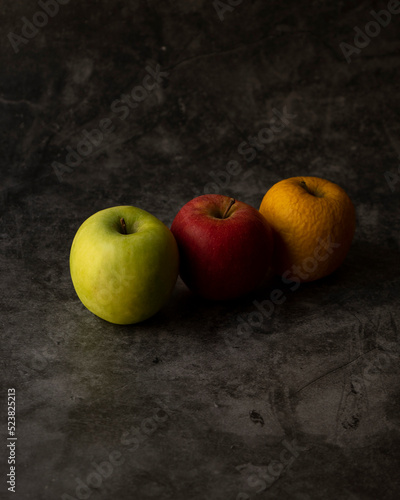 apples on a table