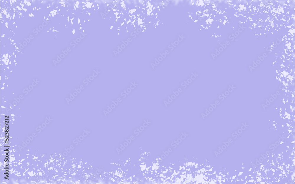 The background is purple with white splashes around edges. Place for text. The background is purple with white splashes around edges. Place for text.