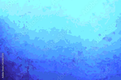 Abstract blue background on  depth of the ocean. Sea waves.