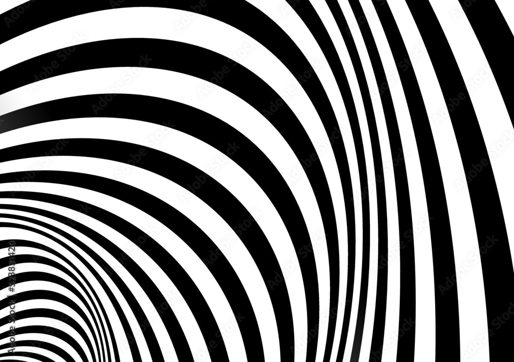 abstract background black and white pattern line curve vector illustration