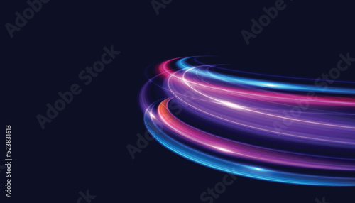 Modern abstract high-speed motion effect. Futuristic dynamic motion technology. Motion pattern for banner or poster design background idea. Vector eps10.