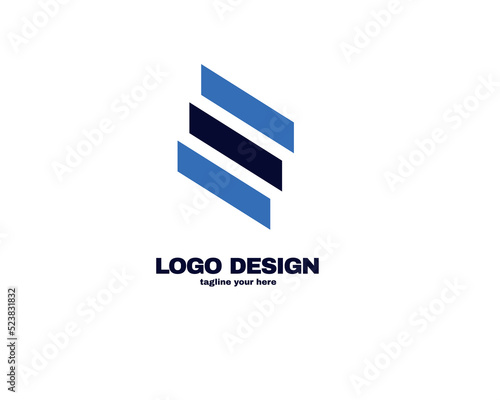 modern and simple design concept . Logo with simple and gradient color template logo for company vector file eps 10.