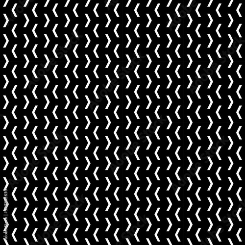 Chevrons. Curves ornament. Repeated angle brackets background. Abstract artwork. Ethic embroidery image. Modern japanese motif. Geometric backdrop. Digital paper. Textile print. Seamless pattern