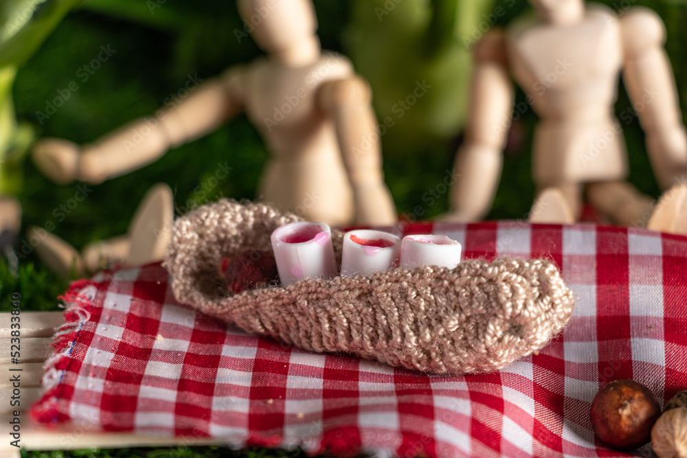 Miniature food made with Play Putty Miniature food made with Play Putty