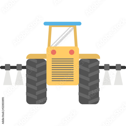 Plowing Tractor
