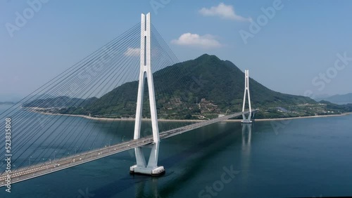 道の駅 多々羅しまなみ公園付近　空撮