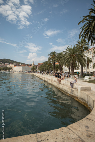 Beautiful places in the city of Split in Croatia © Мария Старосельцева