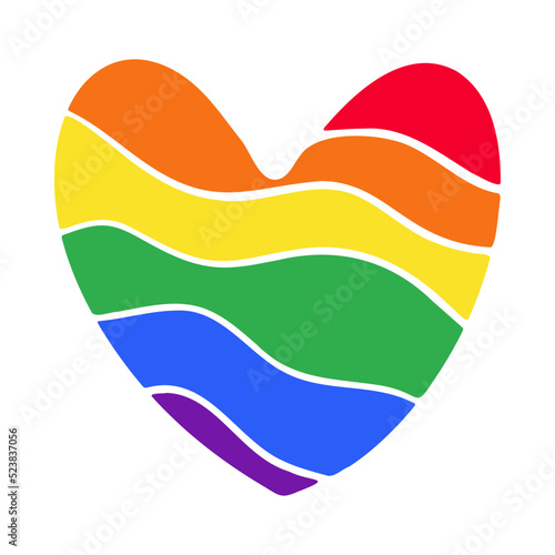 Heart Rainbow LGBT Icon