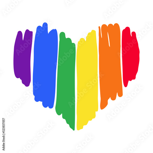 Heart Rainbow LGBT Icon
