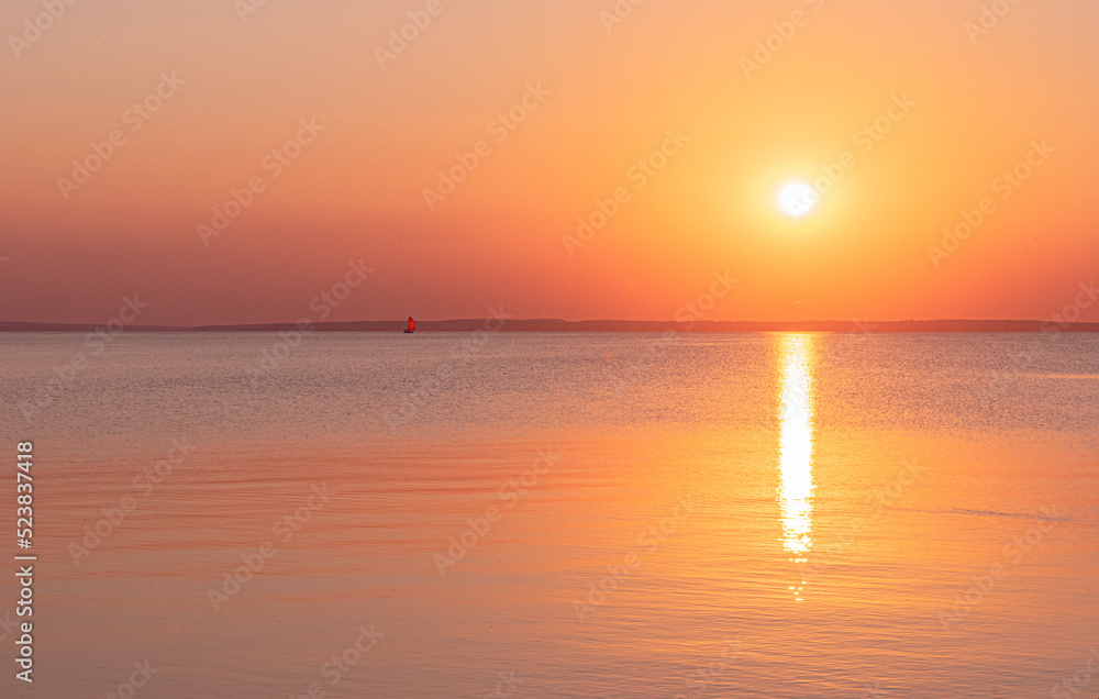 Fototapeta premium sunset on the sea