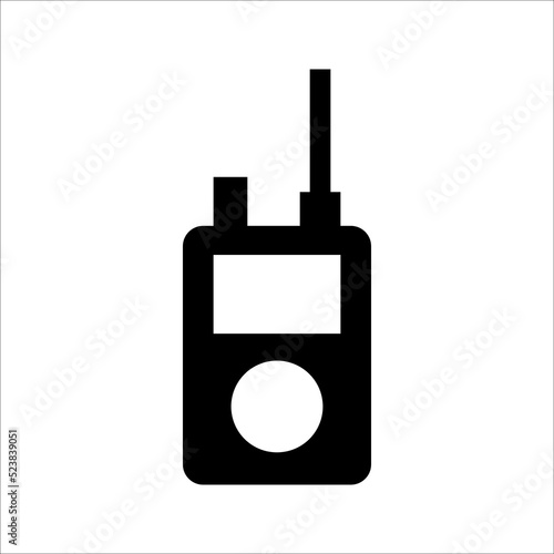 Walkie talkie icon sign vector,Symbol, logo illustration for web and mobile on white background. eps 10