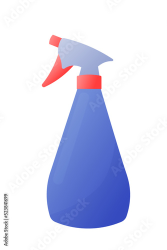 Spray gun for spraying flowers, detergents, chemical solutions. White background