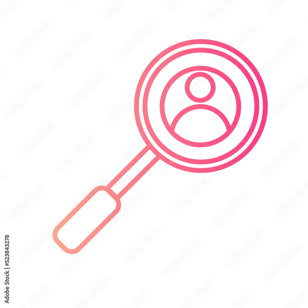 job search gradient icon job search gradient icon