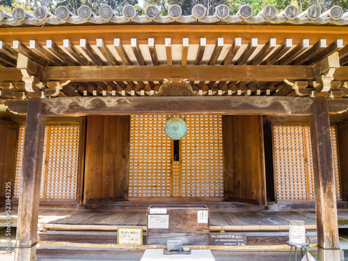 Main Hall of the Joruri-ji Temple in Kizugawa City, Kyoto, National Treasure of Japan photo