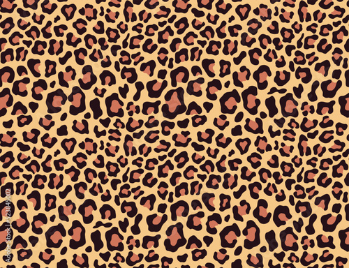  Animal pattern leopard vector print seamless fashion design for textile  disguise.