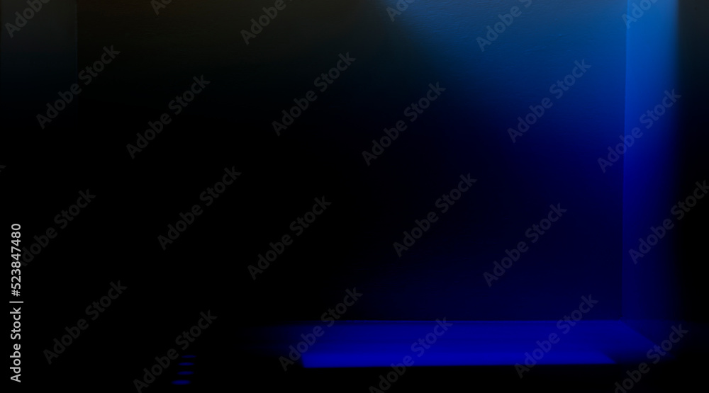 light shadow abstract pattern blue room with empty space light shadow abstract pattern blue room with empty space