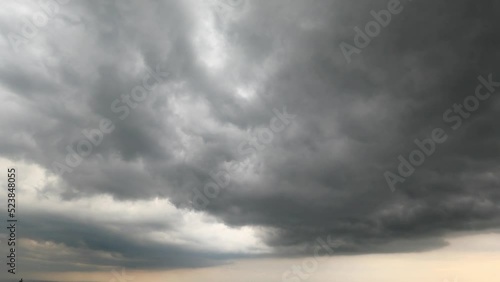 Wallpaper Mural storm clouds over the sky time lapse Torontodigital.ca