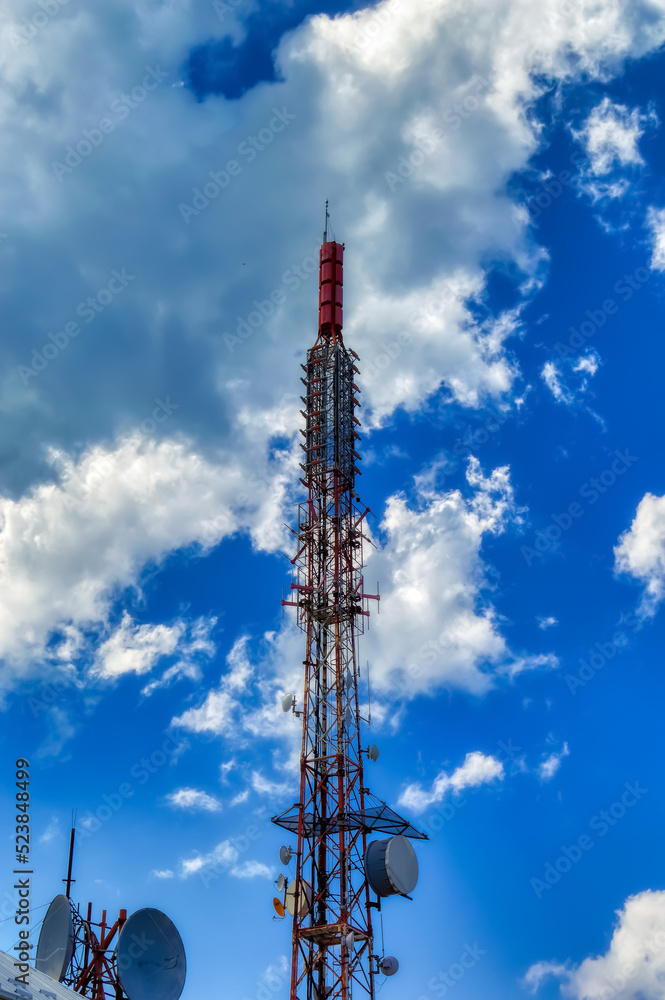 TV, radio and mobile telephony tower mountain top Tornik at Zlatibor, Serbia. TV, radio and mobile telephony tower mountain top Tornik at Zlatibor, Serbia.