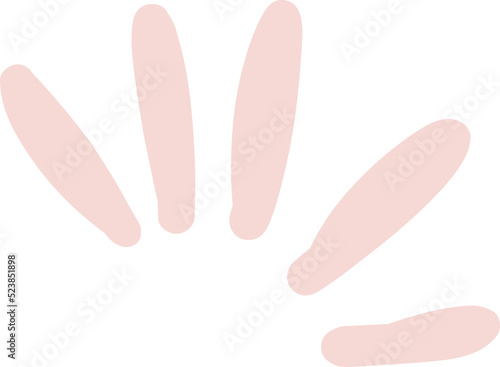 Minimalist abstract nature art shapes . Pastel color doodle