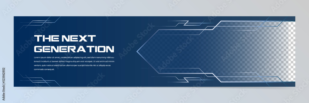 Modern abstract linkedin banner template Modern abstract linkedin banner template
