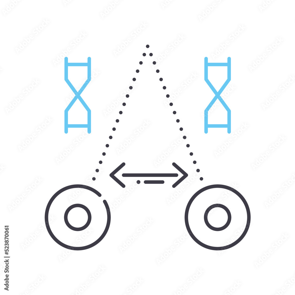 physiology line icon, outline symbol, vector illustration, concept sign physiology line icon, outline symbol, vector illustration, concept sign