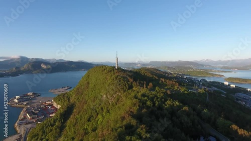 Wallpaper Mural View from the mountain Aksla in Ålesund, Norway Torontodigital.ca