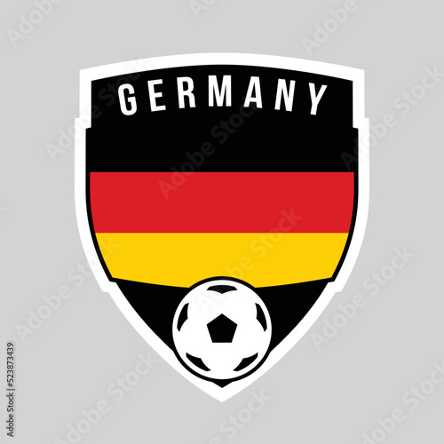 Germany Shield Team Badge for Football Tournament