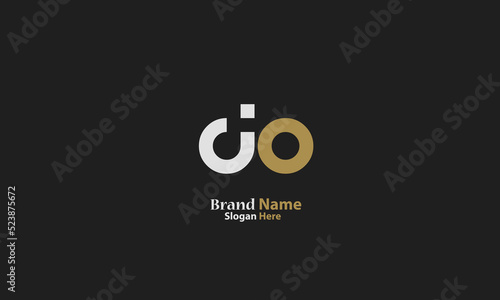 Alphabet letters Initials Monogram logo DO, OD, D and O