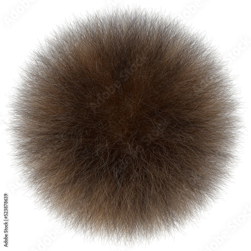Soft Animal Fur with Different Shades of Brown photo
