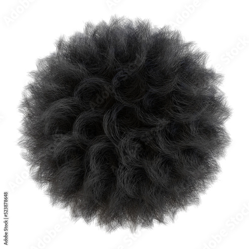 Obraz na plátně Frizzy Animal Fur in Black