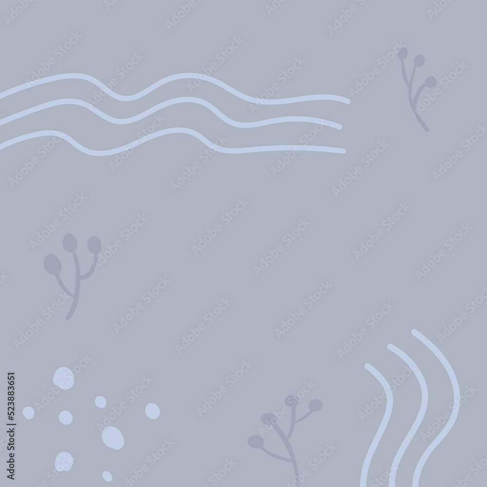 Background with organic abstract shapes and leaves. Line in pastel colors. Background in minimalist style. Contemporary vector Illustration. Background with organic abstract shapes and leaves. Line in pastel colors. Background in minimalist style. Contemporary vector Illustration.
