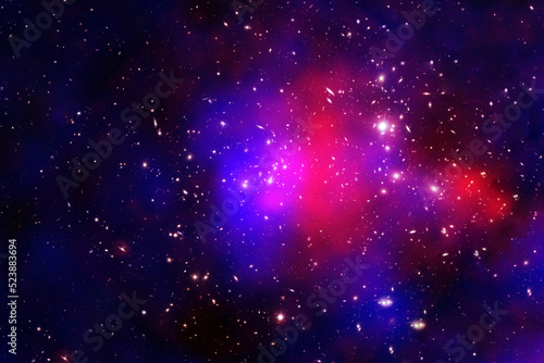 Obraz na płótnie Beautiful space background