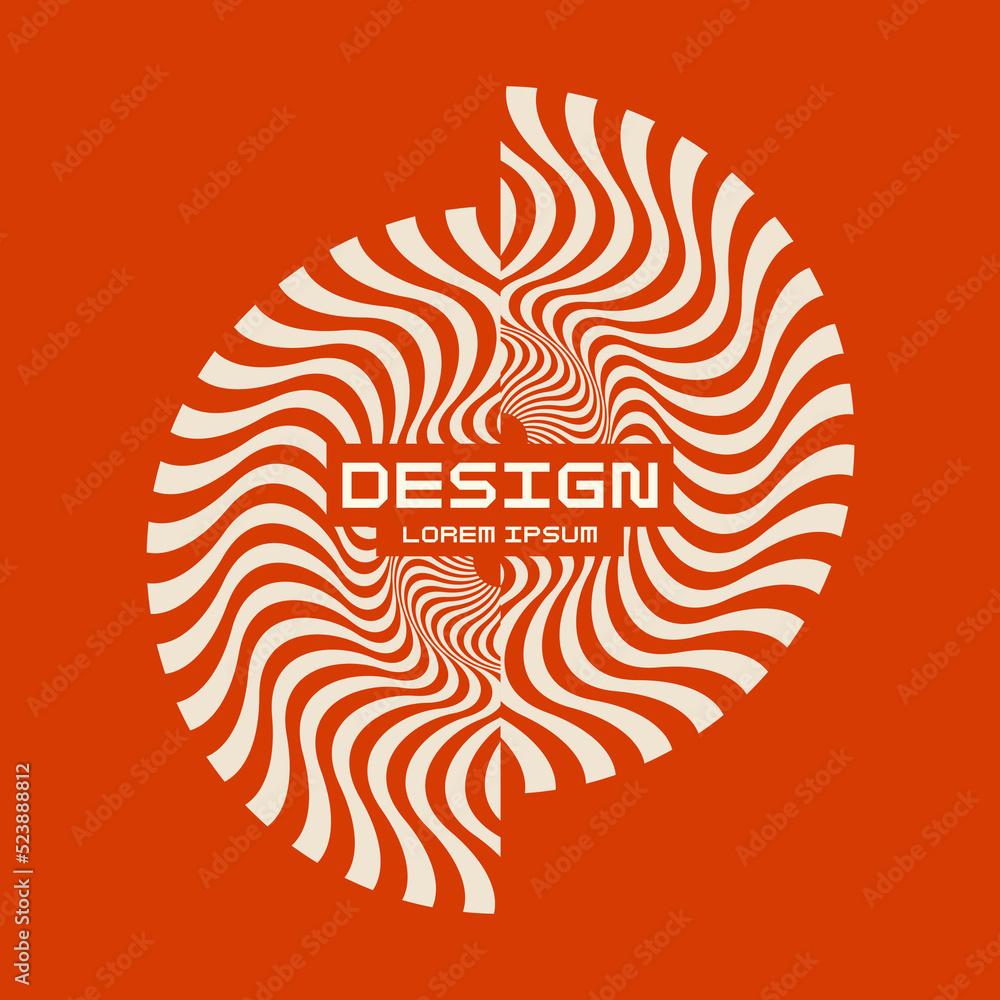 Obraz premium Modern background with abstract elements and dynamic shapes. Vector illustration.