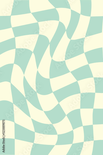 Abstract Retro Geometric seamless background with geometry form and waves effect