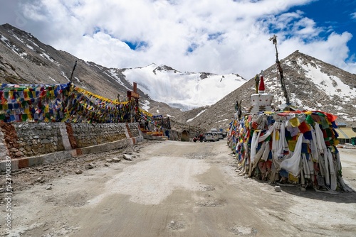 Принти на полотні Chang La mountain pass in the Ladakh Range in India