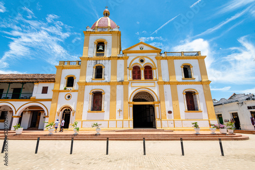 street view of santa cruz de mompox town, colombia
 photo
