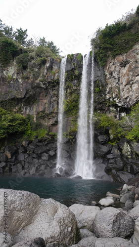 Jeju Island Waterfall