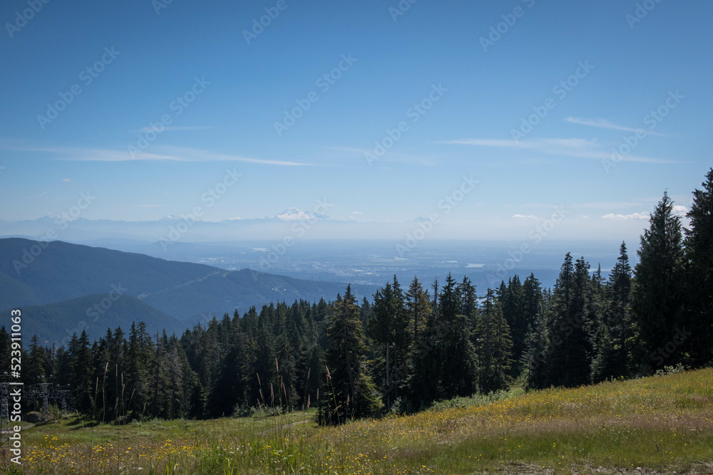 Mount Baker from Mount Seymour Provincial Park