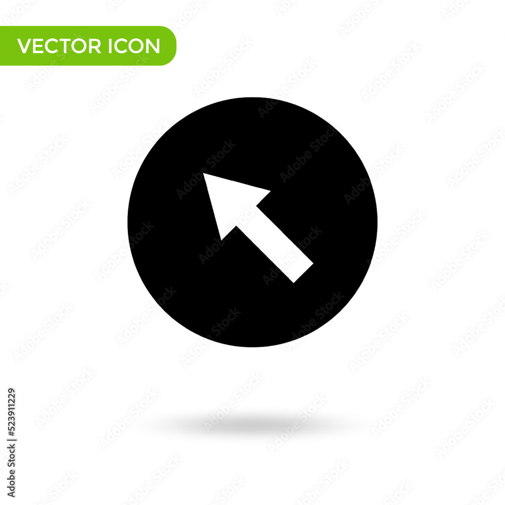 arrow up icon. minimal and creative icon isolated on white background. vector illustration symbol mark arrow up icon. minimal and creative icon isolated on white background. vector illustration symbol mark