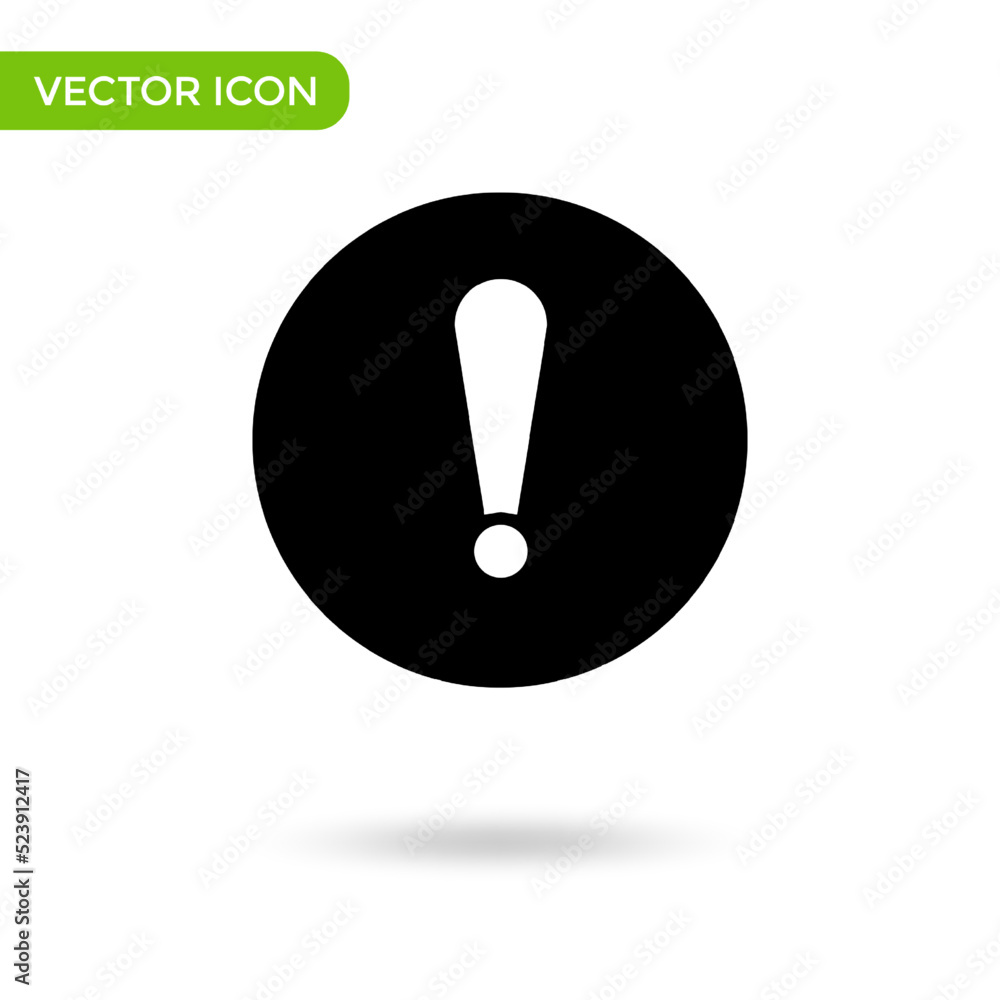 attention mark icon. minimal and creative icon isolated on white background. vector illustration symbol mark attention mark icon. minimal and creative icon isolated on white background. vector illustration symbol mark