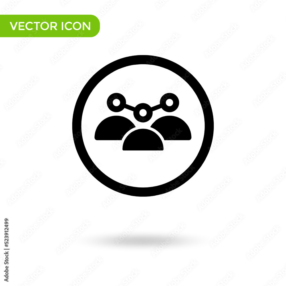 management cooperation icon. minimal and creative icon isolated on white background. vector illustration symbol mark management cooperation icon. minimal and creative icon isolated on white background. vector illustration symbol mark