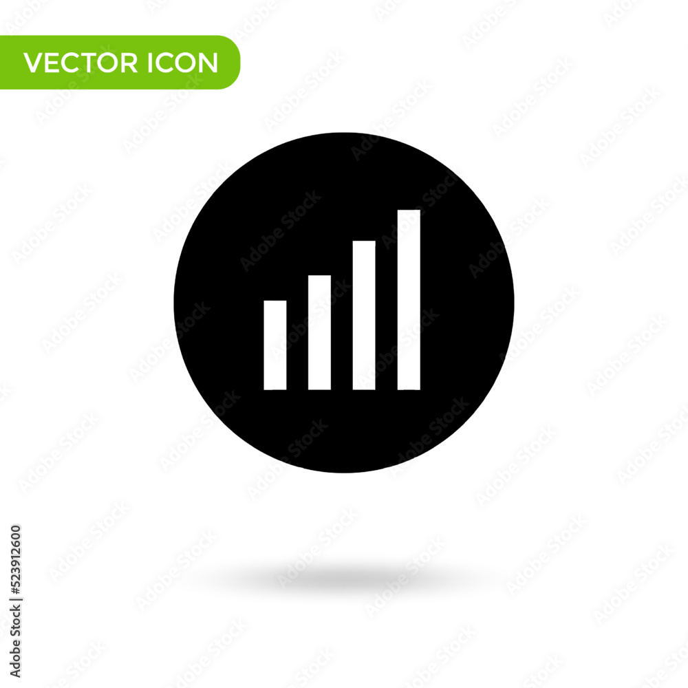 signal icon. minimal and creative icon isolated on white background. vector illustration symbol mark signal icon. minimal and creative icon isolated on white background. vector illustration symbol mark
