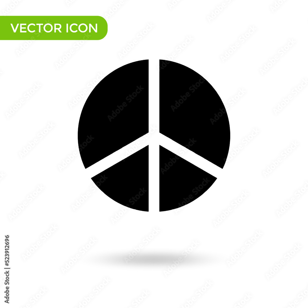 peace icon. minimal and creative icon isolated on white background. vector illustration symbol mark peace icon. minimal and creative icon isolated on white background. vector illustration symbol mark